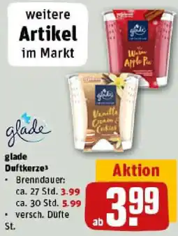 REWE glade Duftkerze Angebot
