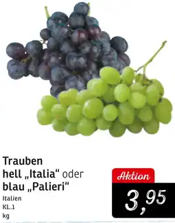KONSUM Trauben hell ,,Italia" oder blau „Palieri" Angebot