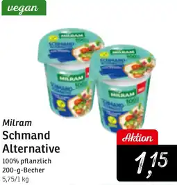 KONSUM Milram Schmand Alternative Angebot