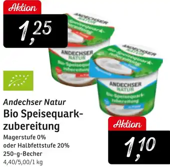KONSUM Andechser Natur Bio Speisequarkzubereitung Angebot