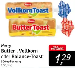 KONSUM Harry Butter-, Vollkorn- oder Balance-Toast Angebot