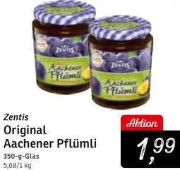 KONSUM Zentis Original Aachener Pflümli Angebot