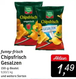 KONSUM funny-frisch Chipsfrisch Gesalzen Angebot