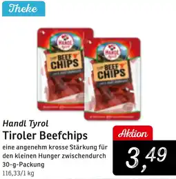 KONSUM Handl Tyrol Tiroler Beefchips Angebot
