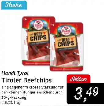 KONSUM Handl Tyrol Tiroler Beefchips Angebot
