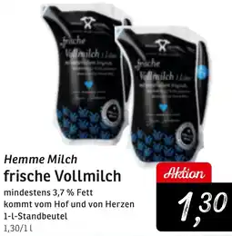 KONSUM Hemme Milch frische Vollmilch Angebot