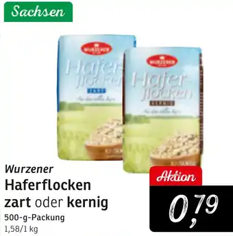 KONSUM Wurzener Haferflocken zart oder kernig Angebot