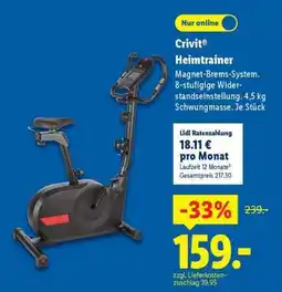 Lidl Crivit Heimtrainer Angebot