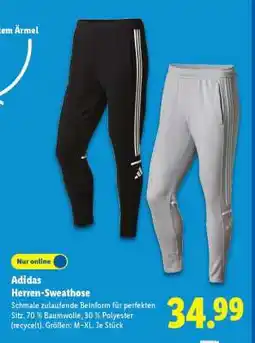 Lidl Adidas Herren- Sweathose Angebot