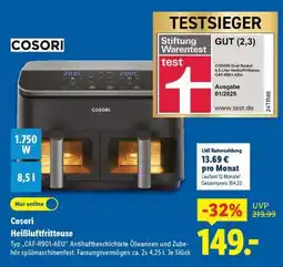 Lidl COSORI Heißluftfritteuse Angebot