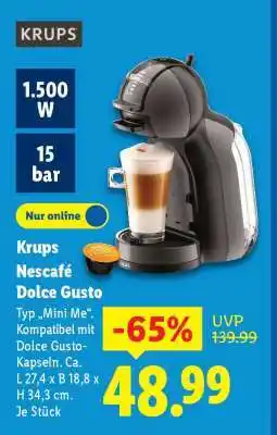 Lidl KRUPS Nescafé Dolce Gusto Angebot
