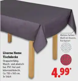 Lidl LIVARNO home Tischdecke Angebot