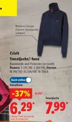 Lidl Sweatjacke Angebot