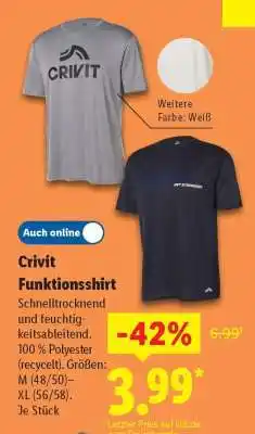 Lidl CRIVIT Funktionsshirt Angebot