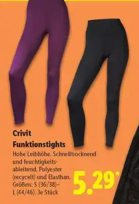 Lidl CRIVIT Funktionstights Angebot