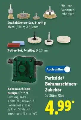 Lidl Parkside Bohrmaschinen-Zubehör Angebot