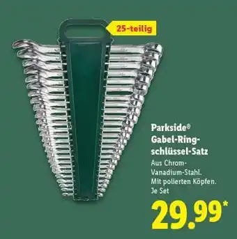 Lidl Parkside Gabel-Ringschlüssel-Satz Angebot
