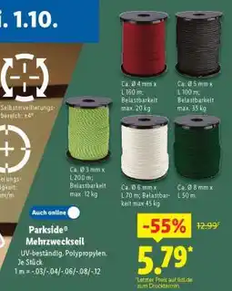 Lidl Parkside Mehrzweckseil Angebot