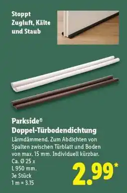 Lidl PARKSIDE Doppel-Türbodendichtung Angebot