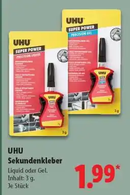 Lidl UHU Sekundenkleber Angebot