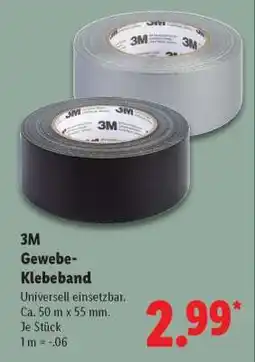 Lidl 3M Gewebe-Klebeband Angebot