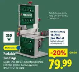 Lidl PARKSIDE Bandsäge Angebot