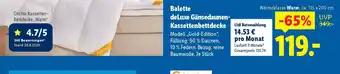 Lidl Balette deLuxe Gänsedaunen-Kassettenbettdecke Angebot