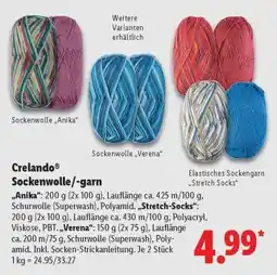 Lidl crelando Sockenwolle/-garn Angebot