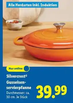 Lidl Silvercrest Gusseisen-Servierpfanne Angebot
