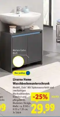 Lidl LIVARNO home Waschbeckenunterschrank Angebot