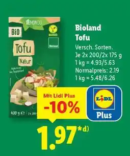 Lidl Bioland Tofu Angebot