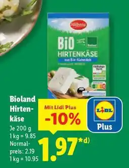 Lidl Bioland Hirtenkäse Angebot