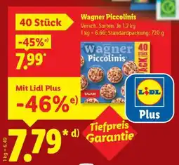 Lidl Wagner Piccolinis Angebot
