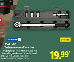 Lidl Parkside Drehmomentschlüssel-Set Angebot