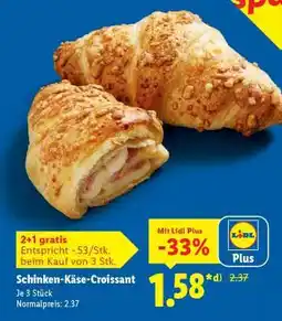 Lidl Schinken- Käse-Croissant Angebot