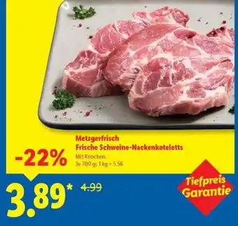 Lidl Metzgerfrisch Frische Schweine-nackenkoteletts Angebot