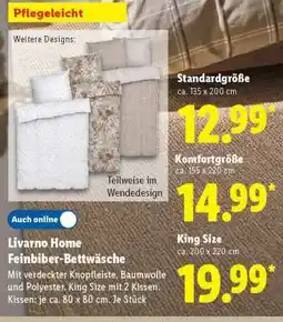 Lidl LIVARNO home Feinbiber-Bettwäsche Angebot