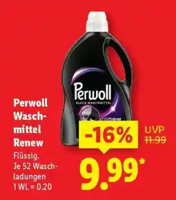 Lidl Perwoll Waschmittel Renew Angebot