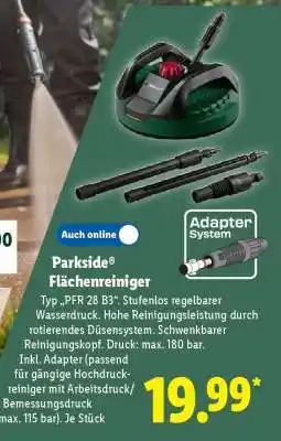 Lidl Parkside Flächenreiniger Angebot