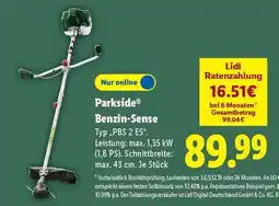 Lidl PARKSIDE Benzin-Sense Angebot
