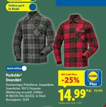Lidl Parkside Overshirt Angebot