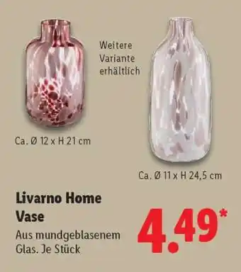 Lidl LIVARNO home Vase Angebot