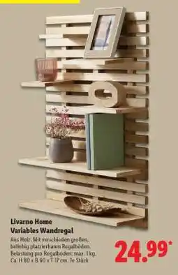 Lidl LIVARNO home Variables Wandregal Angebot
