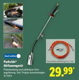 Lidl PARKSIDE Abflammgerät Angebot