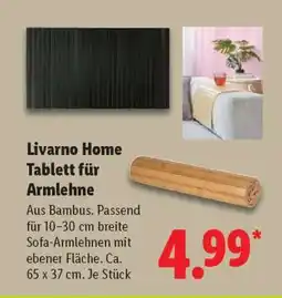 Lidl Livarno Home Tablett für Armlehne Angebot
