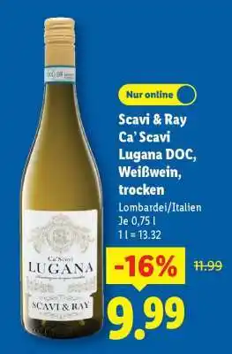 Lidl Scavi & Ray Ca’ Scavi Lugana DOC, Weißwein, trocken Angebot