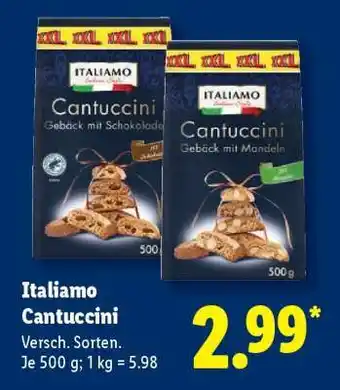 Lidl Italiamo Cantuccini Angebot