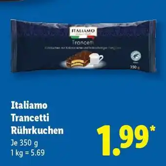 Lidl Italiamo Trancetti Rührkuchen Angebot