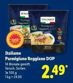 Lidl Italiamo Parmigiano Reggiano DOP Angebot