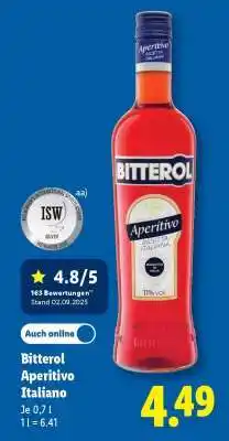 Lidl Bitterol Aperitivo Italiano Angebot